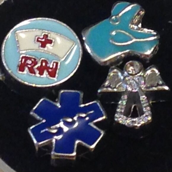 Floating Jewelry Charms, miniatures for floating jewelry lockets - Picture 1 of 2